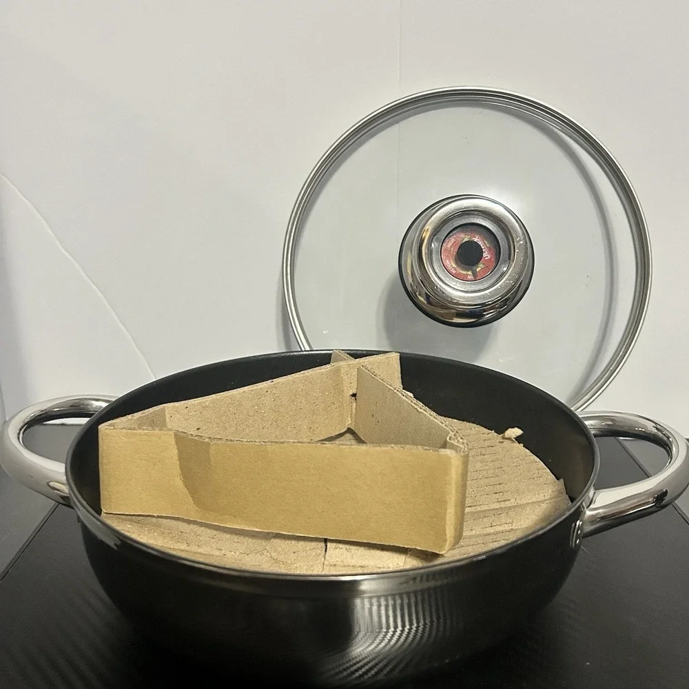Ultrex 2/3 Quart Sauce Pan With Lid 18/10 Stainless Steel Non Stick Pan NEW - Picture 5 of 6